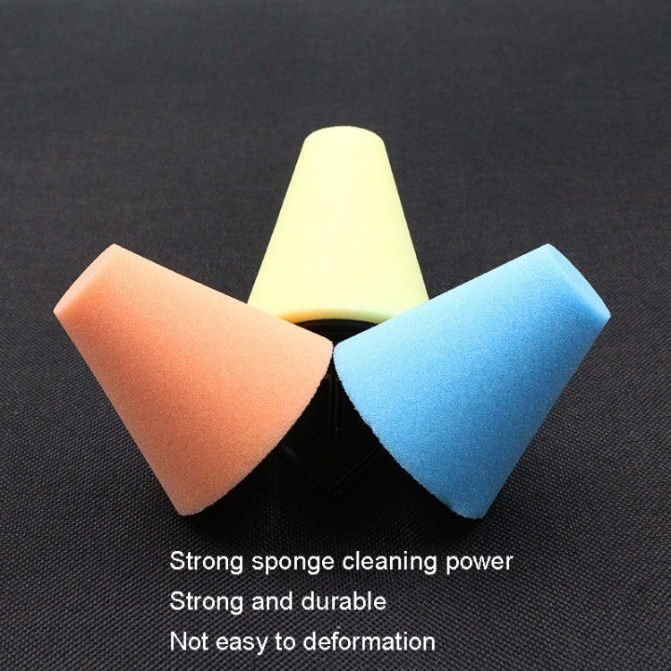 Car Cone 3 inch Polishing Sponge Wheel Polishing Disc, Single Cone 3 inch Orange, Single Cone 3 inch Yellow, Single Cone 3 inch Blue