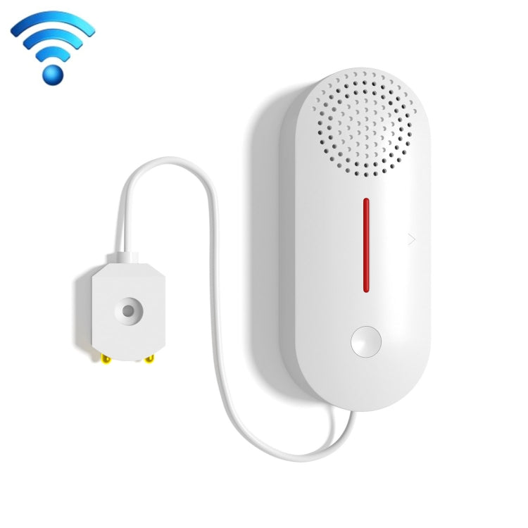 Tuya WIFI Sound and Light Water Immersion Alarm Leak Sensor Overflow Alarm Detector, Overflow Alarm Detector