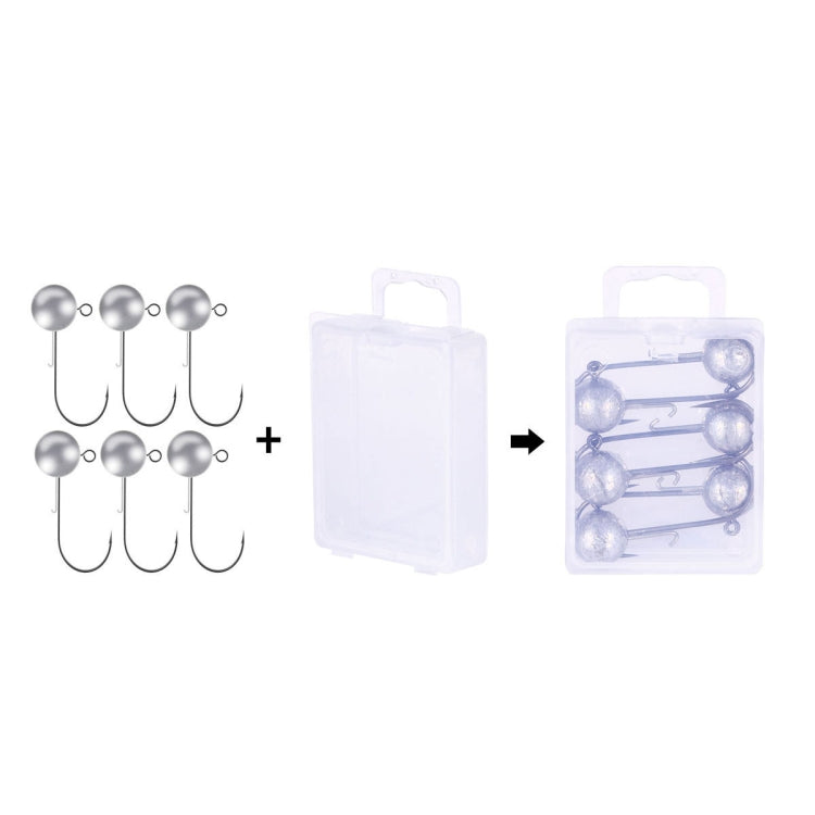 Lead Head Hook Fishing Gear Lua Anti-drop Hooks, HENGJIA JI035 50pcs 1g, HENGJIA JI035 40pcs 1.5g, HENGJIA JI035 30pcs 2g, HENGJIA JI035 20pcs 3.5g, HENGJIA JI035 15pcs 5g, HENGJIA JI035 10pcs 7g, HENGJIA JI035 8pcs 10g, HENGJIA JI035 6pcs 14g         ...