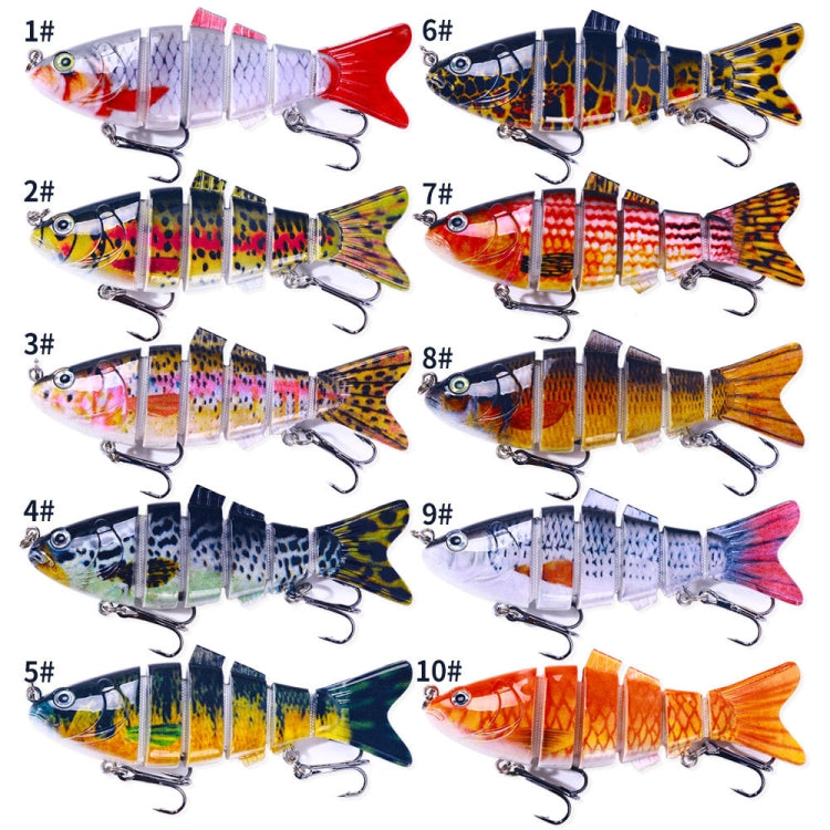 HENGJIA JM061 Multi-segment Fish Bionic Lure Submerged Lures, JM061 (7), JM061 (8), JM061 (9), JM061 (10), JM061 (1), JM061 (2), JM061 (3), JM061 (4), JM061 (5), JM061 (6)