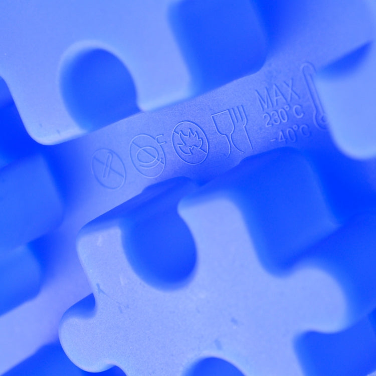 DIY Silicone Ice Grid Chocolate Puzzle Biscuit Tools, Puzzle Shape