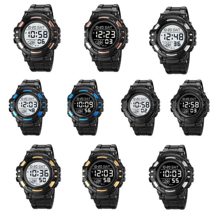 SKMEI 2003 Multifunctional Back Light Sports Watch Mens Countdown Date Alarm Clock Watch