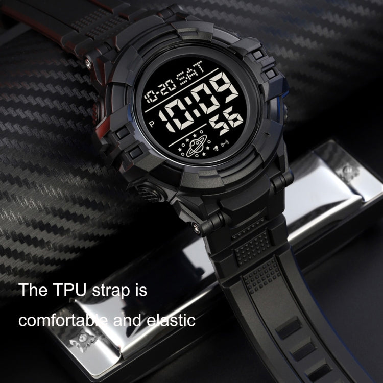 SKMEI 2003 Multifunctional Back Light Sports Watch Mens Countdown Date Alarm Clock Watch