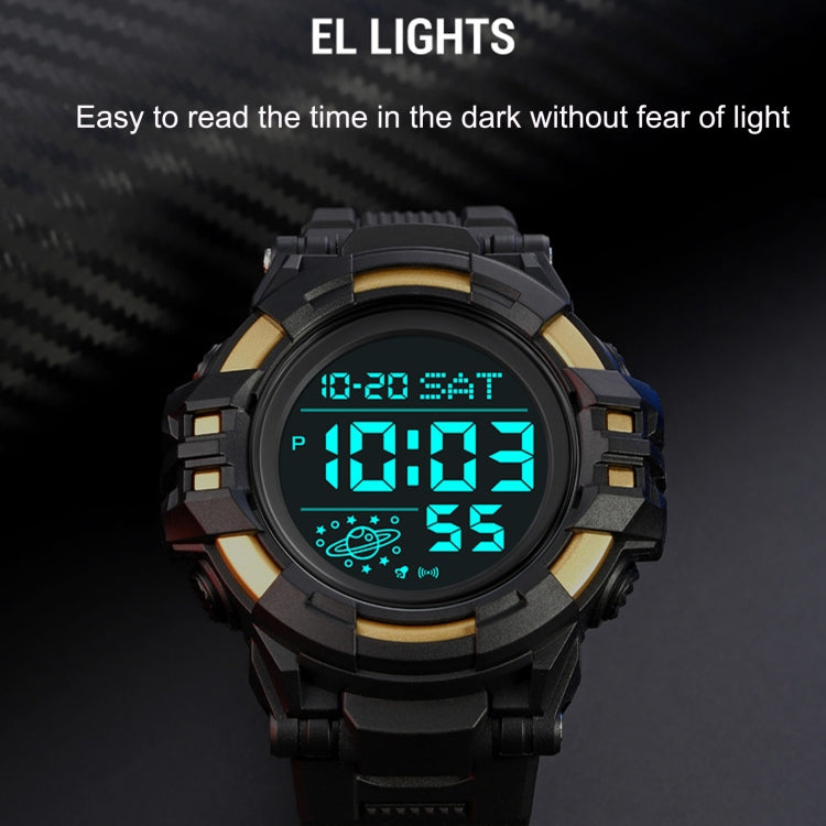 SKMEI 2003 Multifunctional Back Light Sports Watch Mens Countdown Date Alarm Clock Watch