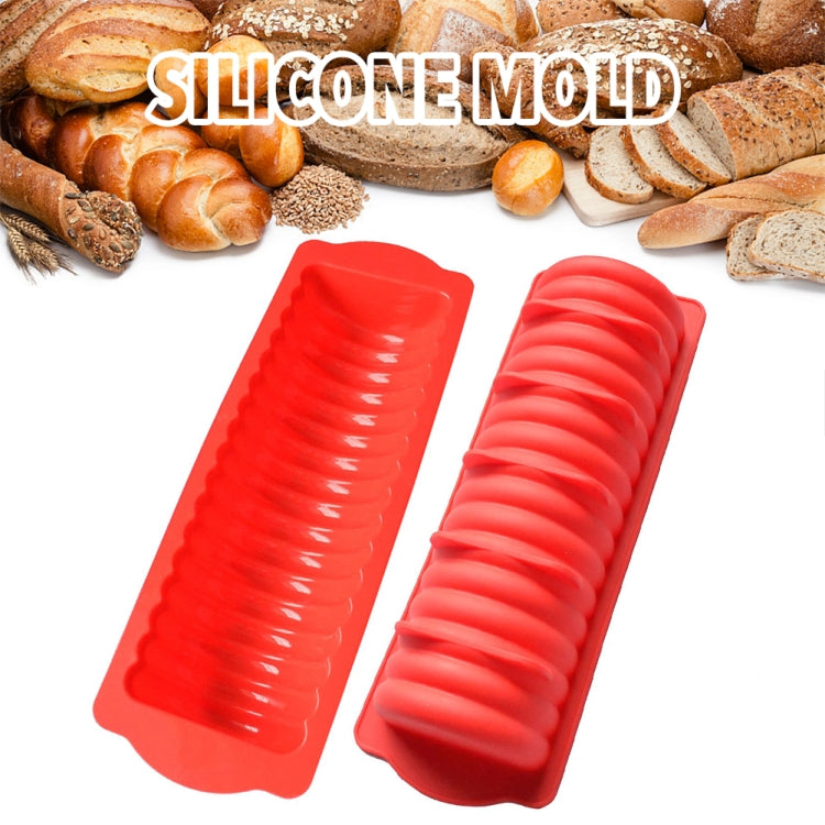 Cake Silicone Mold Muste Hot Dog Bread Model Tools, Long Strip