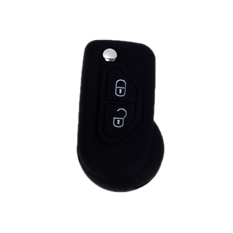 For Citroen C5/Elysee 2pcs Silicone Key Protector, Black, Red, Orange, Sea Blue, Pink, Apple Green