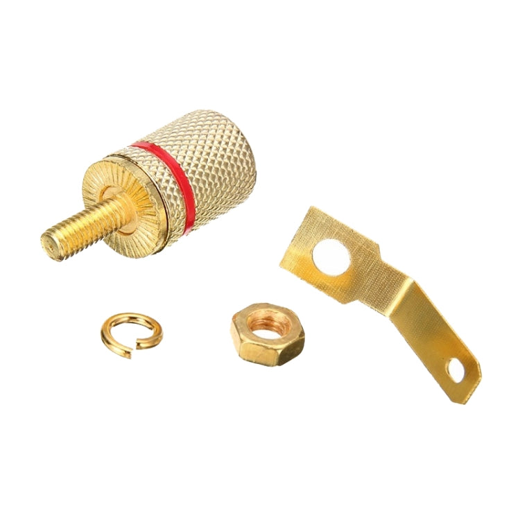 10pcs Speaker Gold-plated 4MM Banana Plug Terminal, 10 in 1