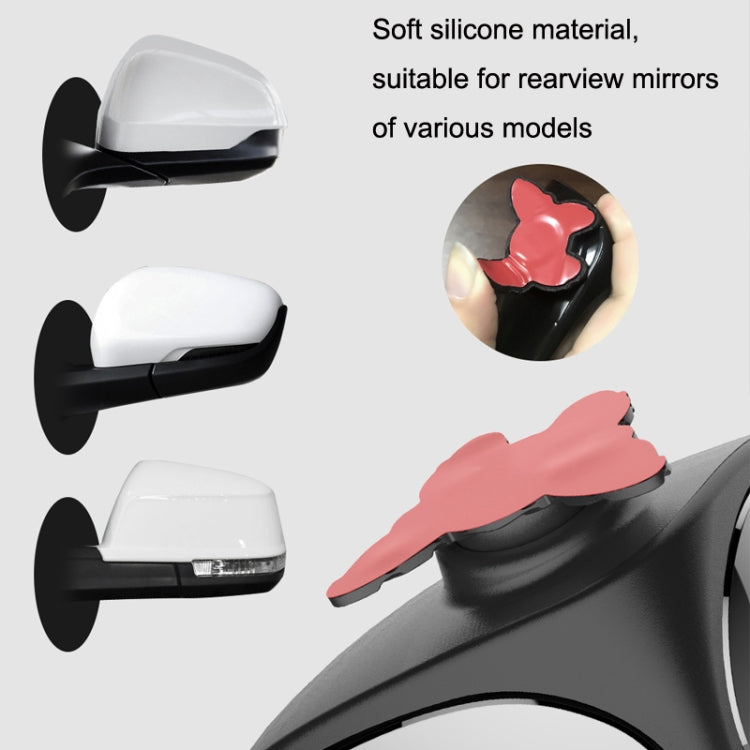 2 in 1 Car Blind Spot Mirror Reversing Parking Wide Angle Mirror 360 Degree Rotation Adjustable Convex Rear View Mirror, 2 in 1 Black Left