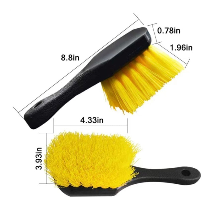 Multi-functional Wheel Washing Brush Carpet Cleaning Soft Brush, Color:, Gray, Red Gray, Yellow, Blue Gray