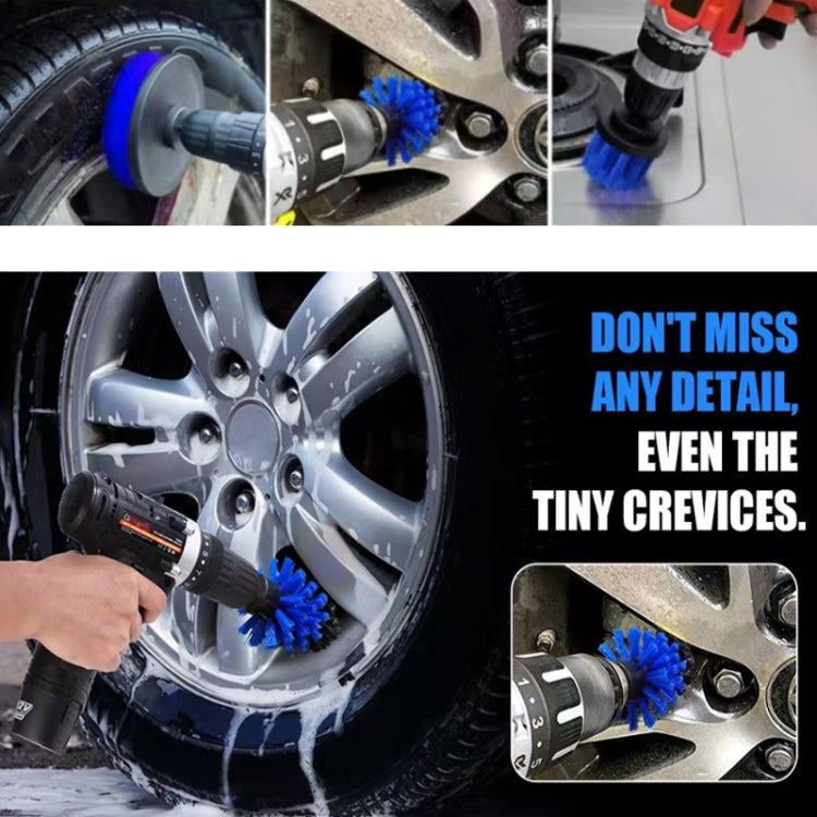 Car Wash Waterproof Gloves Wheel Hub Cleaning Brush, 30 in 1