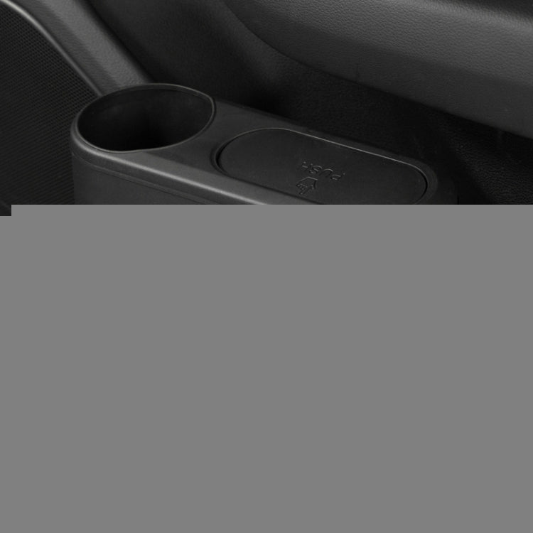 Car Seat Water Cup Holder Umbrella Storage Box Trash Can, Plastic, Black Leather, Brown Leather, Beige Leather