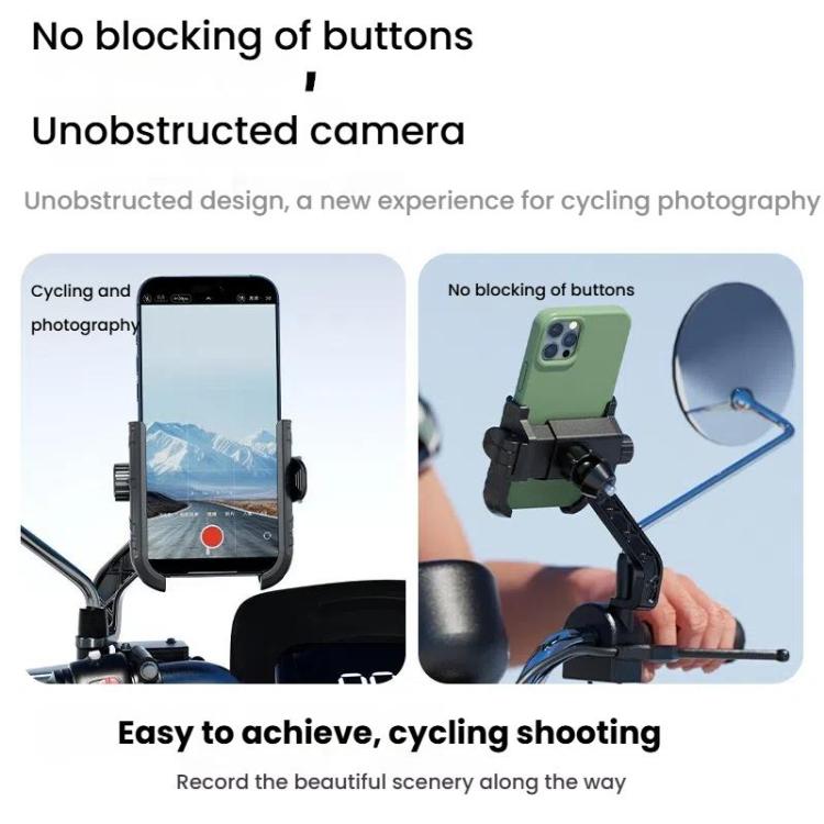Kewig Motorcycle Bicycle Non-Blocking Mobile Phone Camera Navigation Bracket, M29-C1, M29-C2, M29-C3