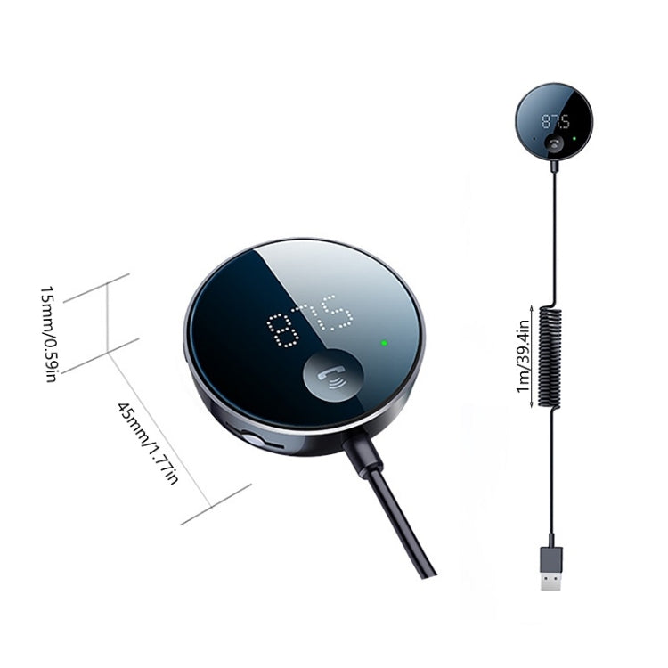 Car Bluetooth Receiver MP3 Player FM Music Transmitter, S-23