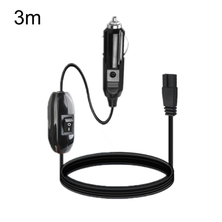 12V/24V Car Refrigerator Cable B Suffix Cigarette Lighter Plug Power Cord, Length:, 1m Without Switch, 1m With Switch, 2m With Switch, 3m Without Switch, 3m With Switch, 4m Without Switch, 4m With Switch, 5m Without Switch, 5m With Switch