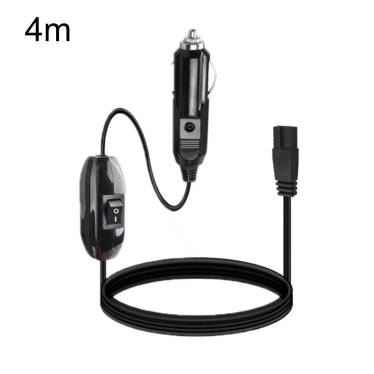 12V/24V Car Refrigerator Cable B Suffix Cigarette Lighter Plug Power Cord, Length:, 1m Without Switch, 1m With Switch, 2m With Switch, 3m Without Switch, 3m With Switch, 4m Without Switch, 4m With Switch, 5m Without Switch, 5m With Switch