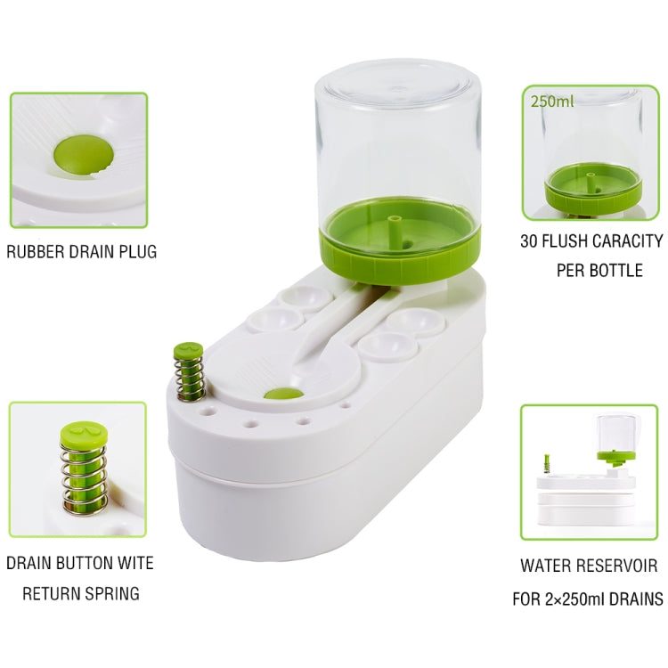 2nd Generation Oil Painting Brush Cleaner Tool with Water Container Paint Pen Washer, GEN 2 Pink, GEN 2 Green