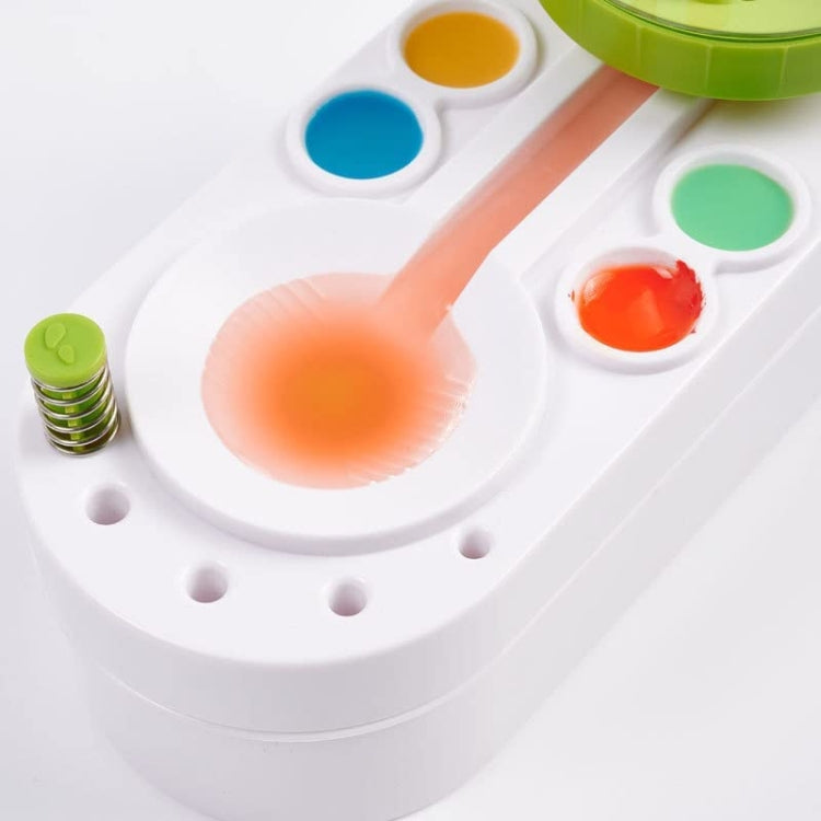 2nd Generation Oil Painting Brush Cleaner Tool with Water Container Paint Pen Washer, GEN 2 Pink, GEN 2 Green