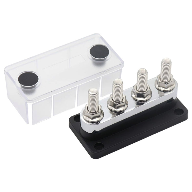 600A 48V RV&Ship Modification 4-way Large Electric DC Busbar, AOA4713C-M10, AOA4713CR-M10