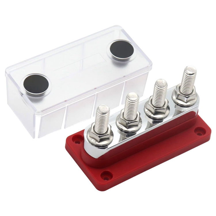 600A 48V RV&Ship Modification 4-way Large Electric DC Busbar, AOA4713C-M10, AOA4713CR-M10
