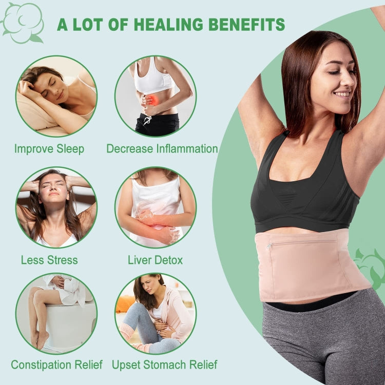 Leak-proof Care Aid Package Sleep Conditioning Aids, Upgrade Waist Khaki, Upgrade Waist Pink, Upgrade Waist White, Waist+Neck Khaki, Waist+Neck Pink, Waist+Neck White