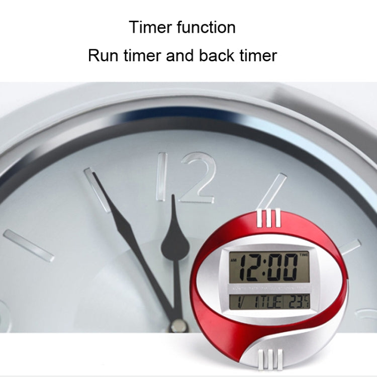 3885N Modern Silent Electronic Clock LCD Large Character Clock