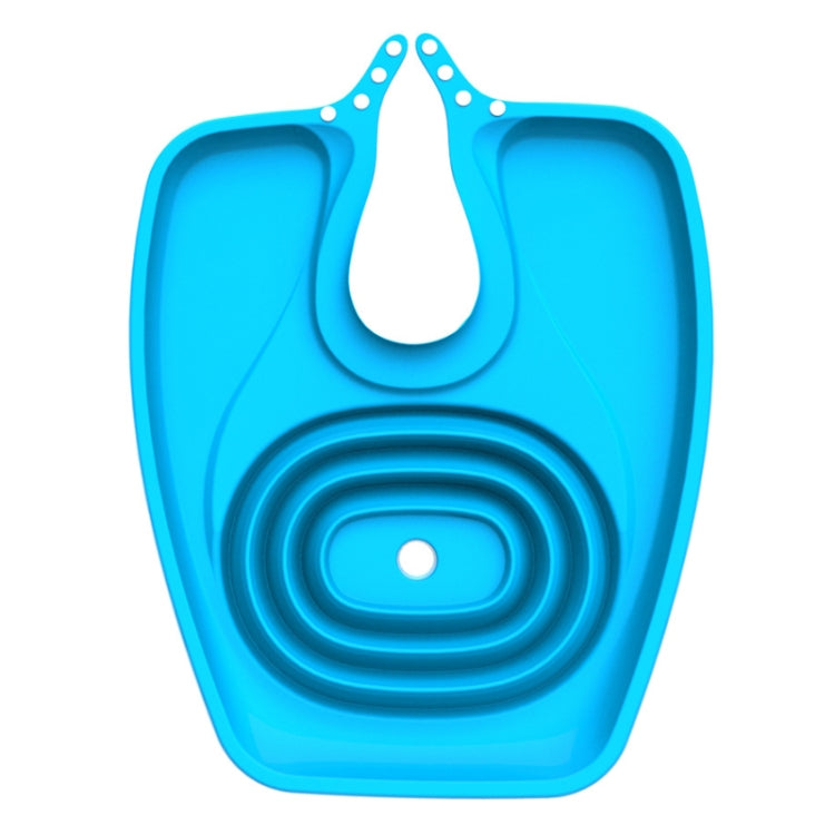 No-Bending Folding Portable Home Care Shampoo Basin, Blue