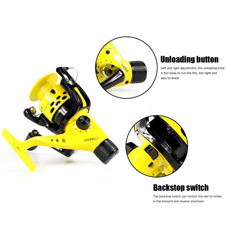 Casting Rod Spinning Wheel Plastic Head Fishing Line Reel, YUMOSHI CTR2000, YUMOSHI CTR3000, YUMOSHI CTR4000, YUMOSHI CTR5000, YUMOSHI CTR6000, YUMOSHI CTR7000