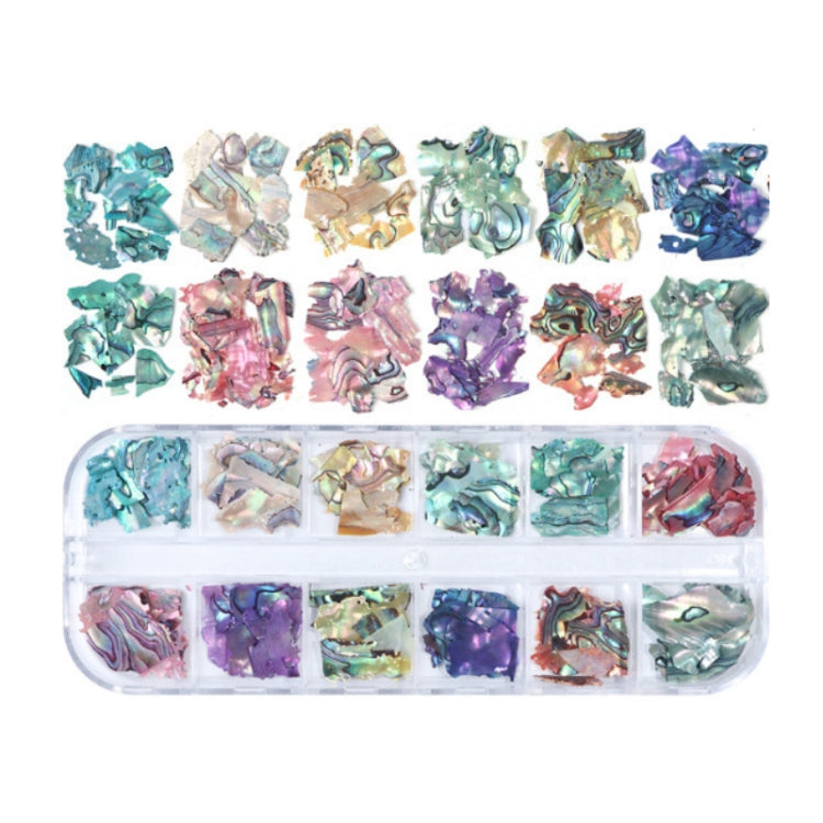 Symphony Flake Mica Flake Shell Nail Art Sequins, BK, BH, BY, YM