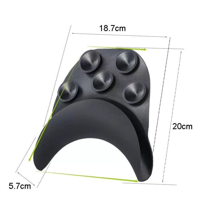Silicone Suction Cup Hair Wash Pillow Hair Salon Wash Basin Bath Neck Pad Sleep Pillow, Silicone Suction Cup
