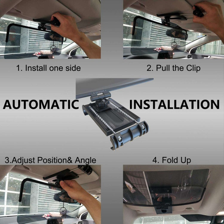 360 Degree Adjustable Car Driver Sun Visor, Ordinary Board, Polarizing Plate