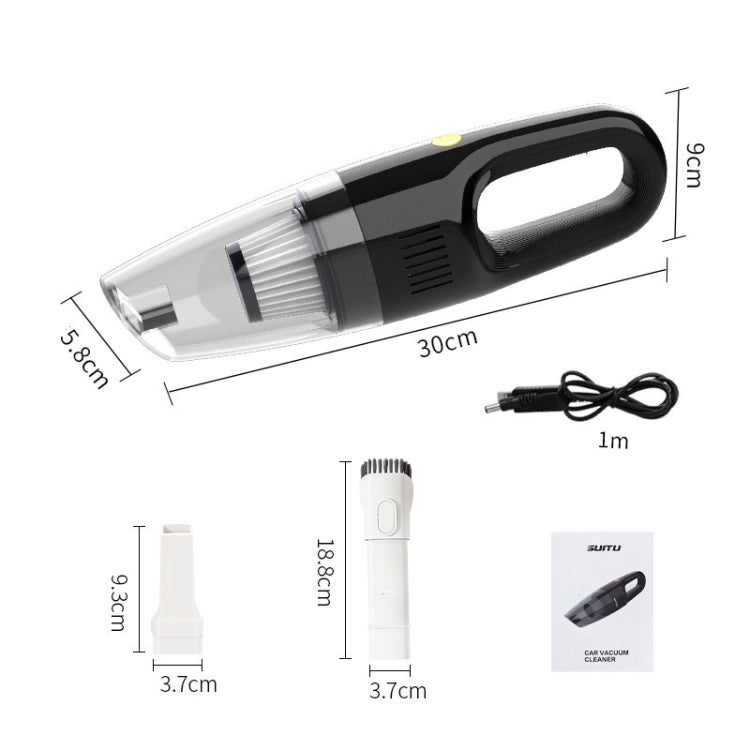 SUITU ST-6612C 5000pa 120W Wireless Car Vacuum Cleaner Handheld High Power Dust Suction Machine, Wireless