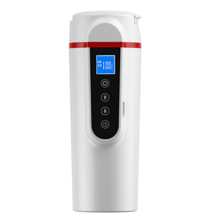 SUITU  HQ-3900 24V/12V Car/Truck Heated Coffee Mug Smart Mug,Spec:, Small Screen White, Small Screen Black, Large Screen White