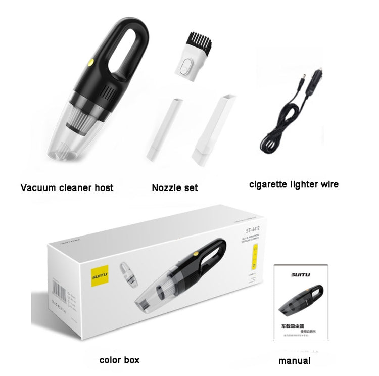 SUITU ST-6612A  5000pa 120W Wired Car Vacuum Cleaner Handheld High Power Dust Suction Machine, Wired