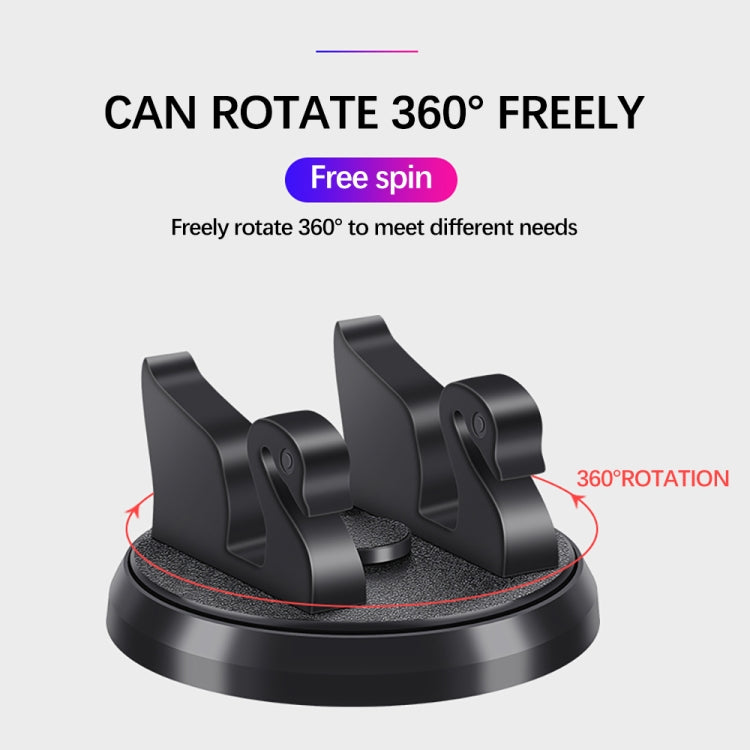 R-2017 Car Mobile Phone Holder 360 Degree Rotatable Swan Stand, With Number Plate
