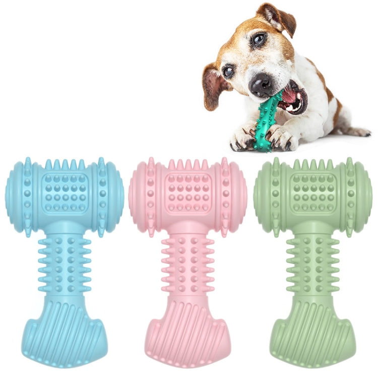 BG5045 TPR Pet Chewing Toys Hammer Shape Dog Teething Stick, Hammer Shape(Blue), Hammer Shape(Pink), Hammer Shape(Green)