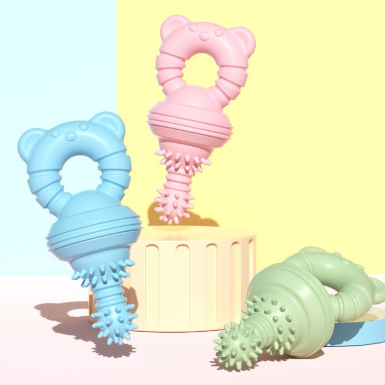 BG5057 Pacifier Shape Pet Teething Glue Stick TPR Dog Chew Toys, Nipple Shape(Blue), Nipple Shape(Pink), Nipple Shape(Green)