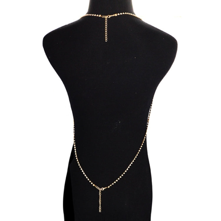 Sexy Sparkle Rhinestone Halter Necklace Bikini Beach Body Chain