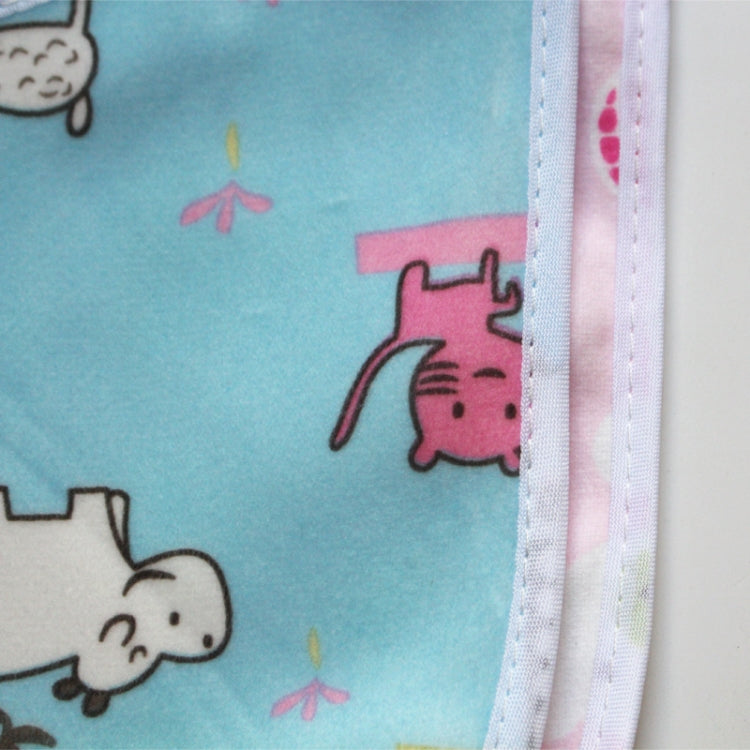 4pcs Waterproof Kids Bib Crystal Velvet Double Layer Baby Drool Towel
