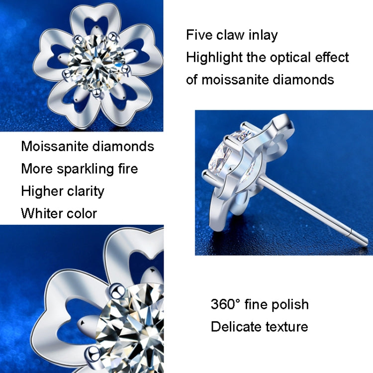 XEA011 Sakura Earrings 925 Silver Needle Flower Earrings, XEA011