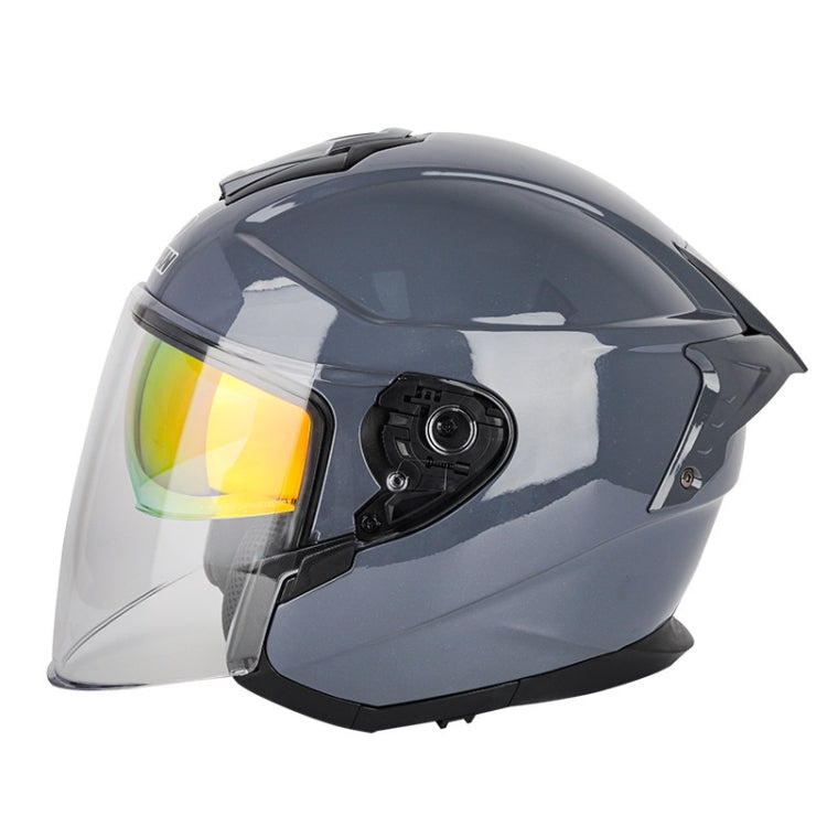 SOMAN Motorcycle Electric Bicycle Dual Lens Riding Helmet, S, M, L, XL, XXL