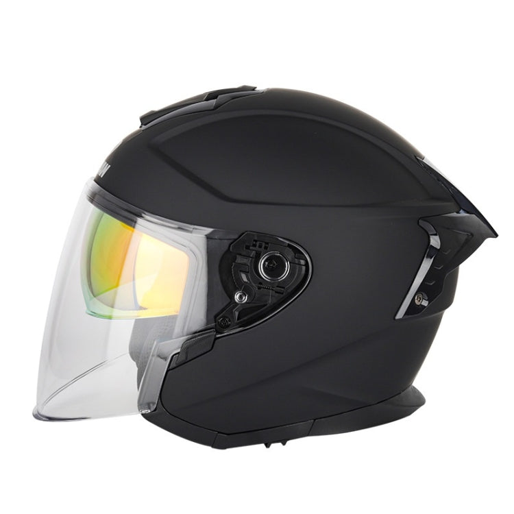 SOMAN Motorcycle Electric Bicycle Dual Lens Riding Helmet, S, M, L, XL, XXL