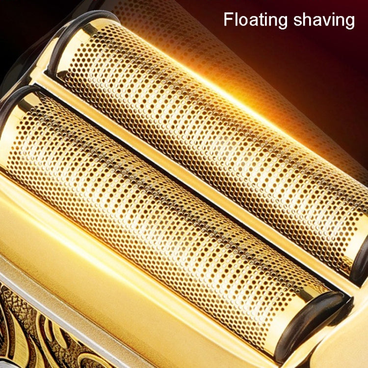 Men Bald Haircut 2 In 1 Electric Hair Clipper Waterproof Set, 962 Gray, 962 Gold