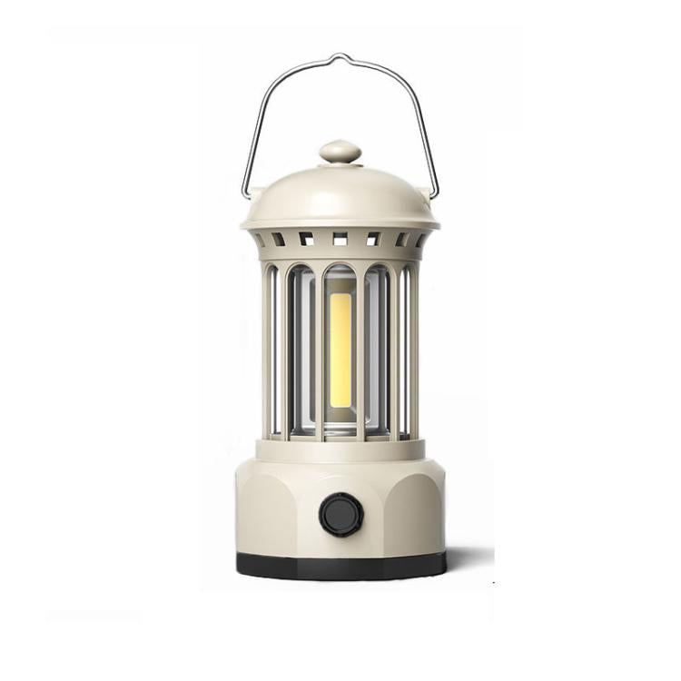 Rechargeable COB Portable Outdoor Camping Lamp Atmosphere Tent Lamp Retro Lamp, Rechargeable Small Beige, Rechargeable Small Black, Rechargeable Small Green, Rechargeable Small Red, Rechargeable Large Beige, Rechargeable Large Black                    ...