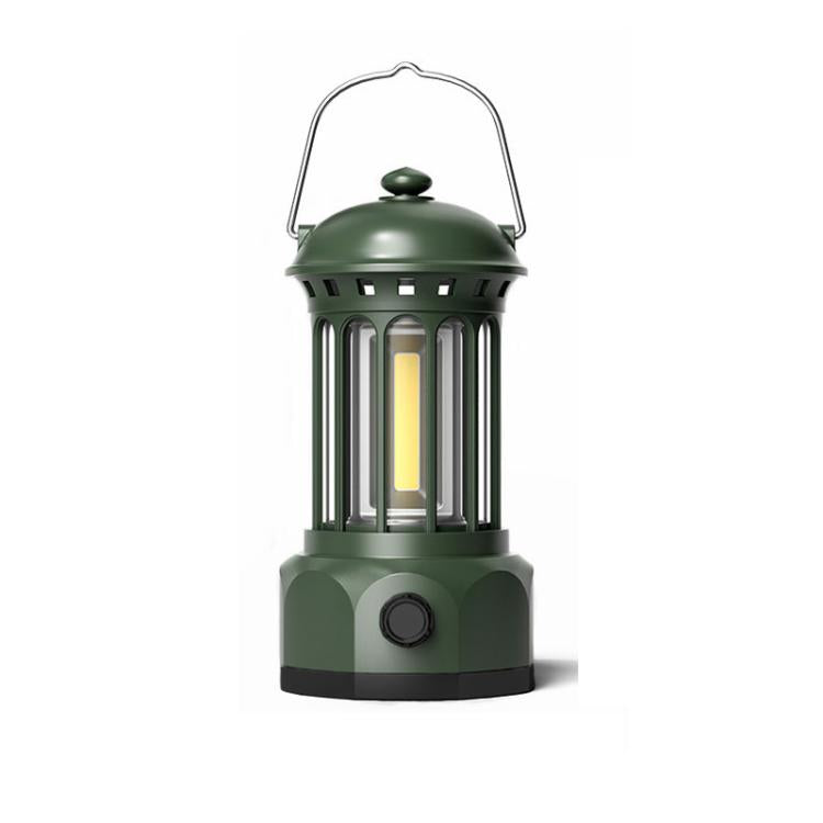 Rechargeable COB Portable Outdoor Camping Lamp Atmosphere Tent Lamp Retro Lamp, Rechargeable Small Beige, Rechargeable Small Black, Rechargeable Small Green, Rechargeable Small Red, Rechargeable Large Beige, Rechargeable Large Black                    ...