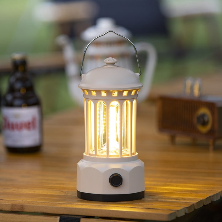 Rechargeable COB Portable Outdoor Camping Lamp Atmosphere Tent Lamp Retro Lamp, Rechargeable Small Beige, Rechargeable Small Black, Rechargeable Small Green, Rechargeable Small Red, Rechargeable Large Beige, Rechargeable Large Black                    ...