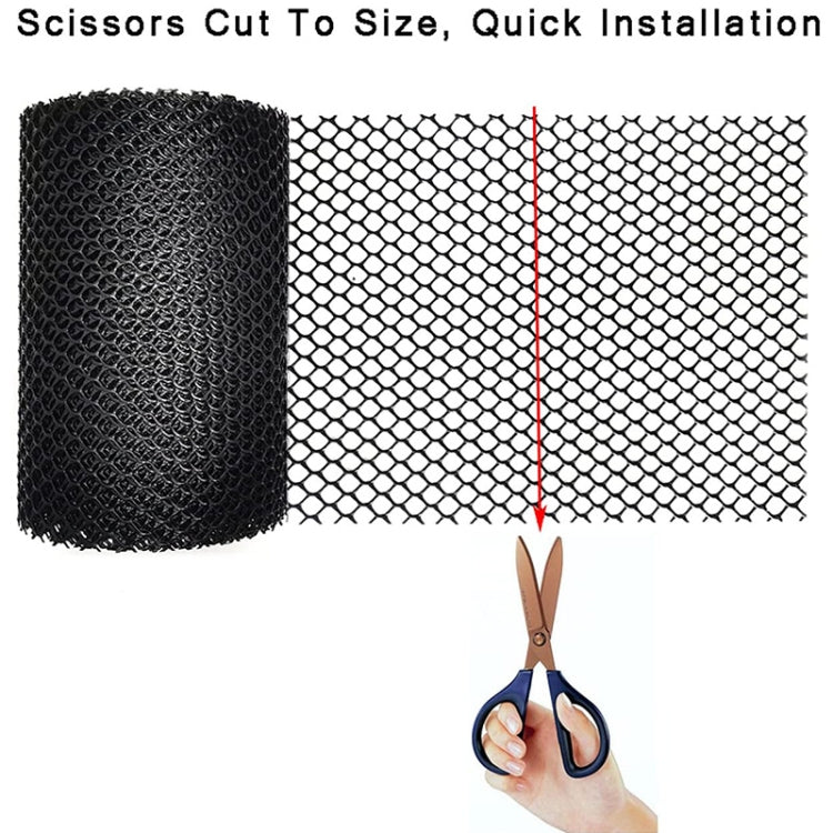 Plastic Gutter Guard Prevent Leaves or Debris From Clogging Downspouts and Drains, 16cm x 6m With 15pcs Nails, 18cm x 8m With 15pcs Nails, 18cm x 8m Without Nails