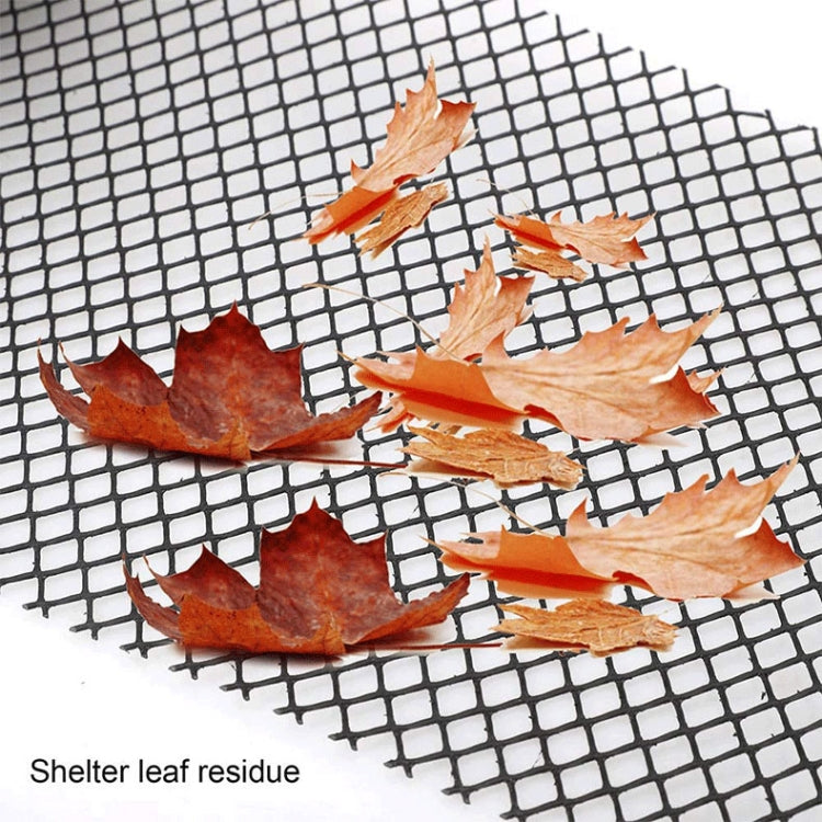 Plastic Gutter Guard Prevent Leaves or Debris From Clogging Downspouts and Drains, 16cm x 6m With 15pcs Nails, 18cm x 8m With 15pcs Nails, 18cm x 8m Without Nails