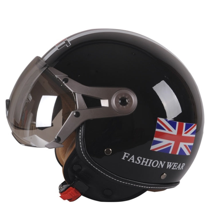GXT Electric Vehicle Half Cover Helmet Four Seasons Retro Helmet, M, L, XL