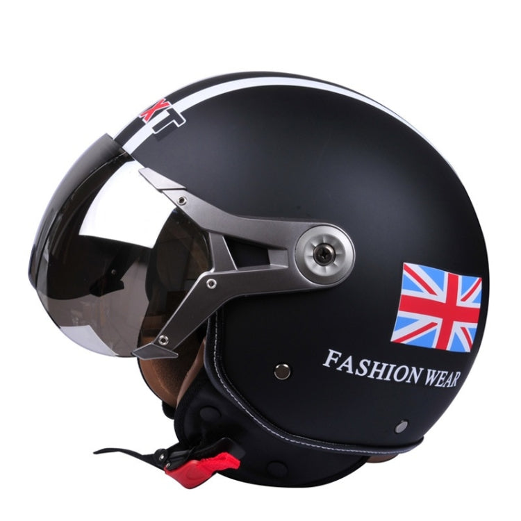 GXT Electric Vehicle Half Cover Helmet Four Seasons Retro Helmet, M, L, XL