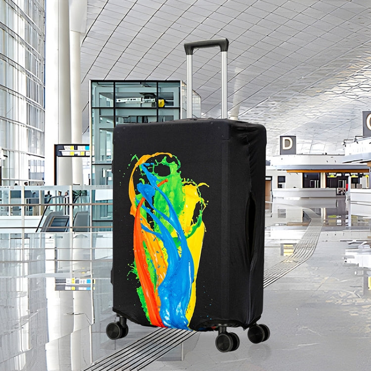 Graffiti Luggage Dust Cover Outdoor Travel Thick Elastic Luggage Protective Cover, S (17-20 inches), M (20-22 inches), L (22-24 inches), XL (24-26 inches), XXL (26-29 inches)